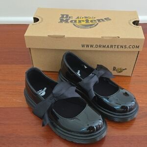 Dr. Martens Kids Glossy Black Dress Shoes